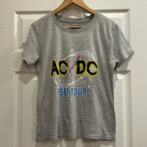 AC/DC Crop T-shirt